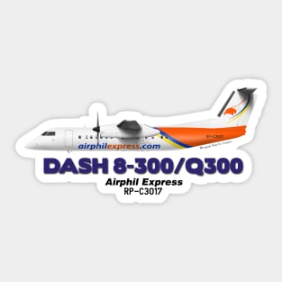 DeHavilland Canada Dash 8-300/Q300 - Airphil Express Sticker